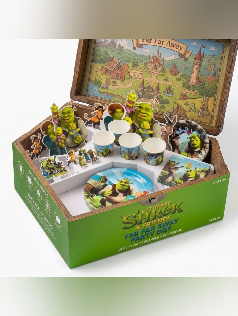 Shrek Far Far Away Party In A Box - Ultimate & Friends